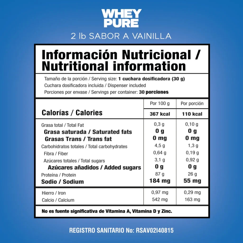 Whey Pure 2 libras