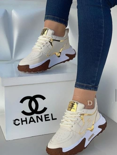 Tenis Chanel Dama Deportivo Casual