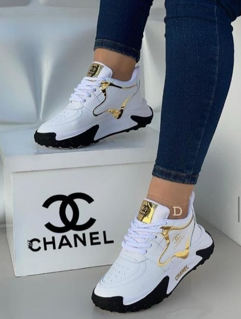 Tenis Chanel Dama Deportivo Casual