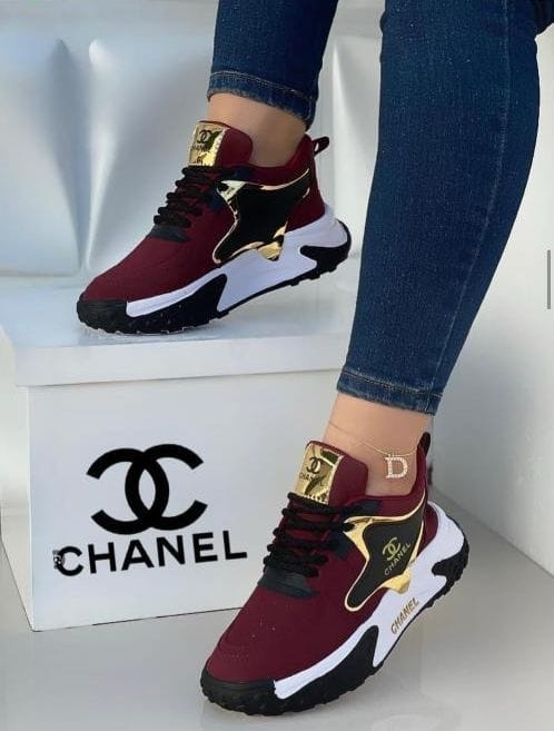 Tenis Chanel Dama Deportivo Casual