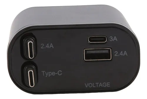 Cargador de celular para Automovil 4 en 1