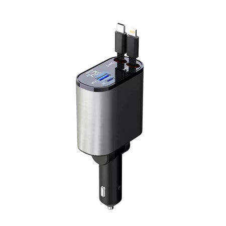 Cargador de celular para Automovil 4 en 1