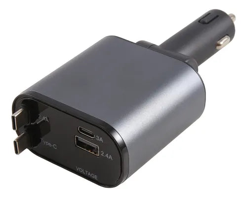 Cargador de celular para Automovil 4 en 1