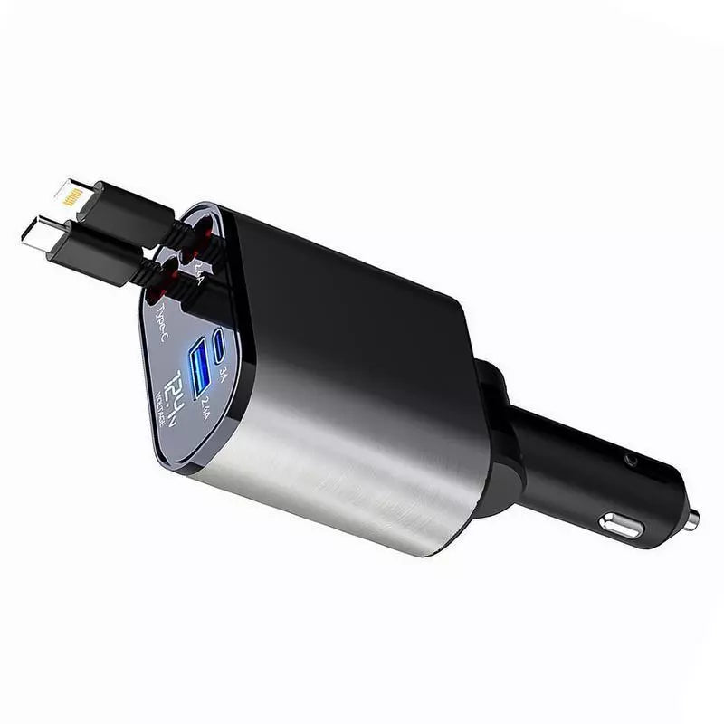 Cargador de celular para Automovil 4 en 1