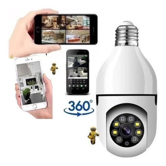 Cámara Bombillo Wifi 360